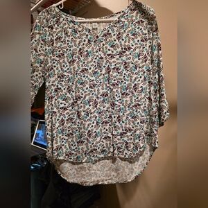 Floral Print Women's Top